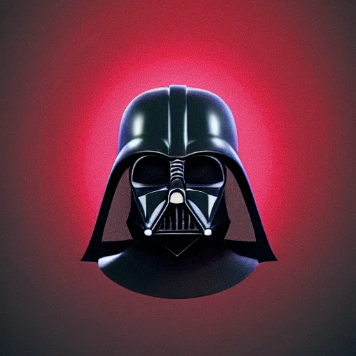 Image similar to darth vader's head coming out of a red mist, trending on artstation, profile pic, centered, accurate anatomy, highly detailed, digital art