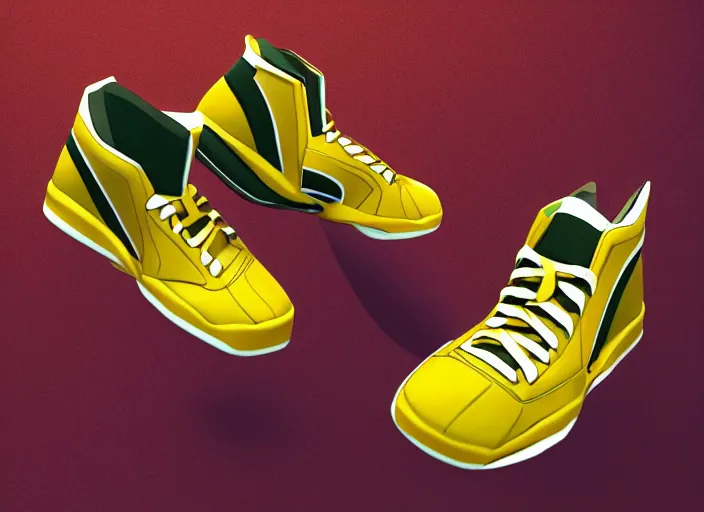 Image similar to basketball sneakers concept of amadeus cho, trending on artstation, smooth, sharp focus