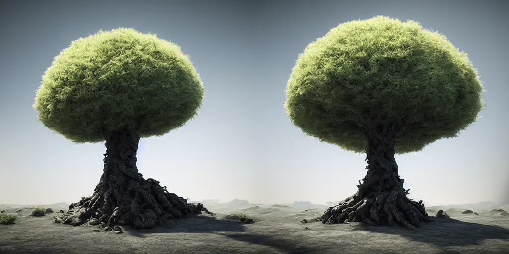 Image similar to futuristic tree of the last tree on earth, octane render, professional lighting, unreal engine 5