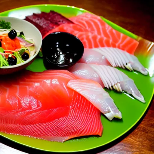 Image similar to gigantic gourmet sashimi food photography