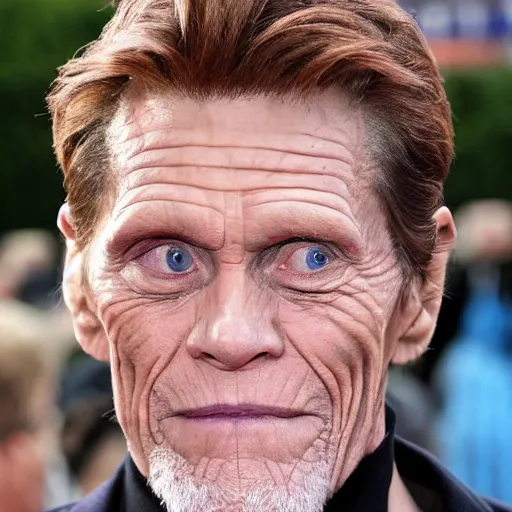 Image similar to william dafoe as thanos