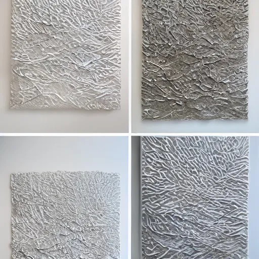 Image similar to claire silver textured paper art raise the bar