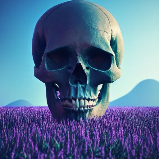 Prompt: beautiful dark landscape, justin sun skull head, beautiful flowers growing, in the style of beeple and mike winkelmann, intricate, epic lighting, cinematic composition, hyper realistic, 8 k resolution, unreal engine 5, raytracing, reflections, ultraviolet colors