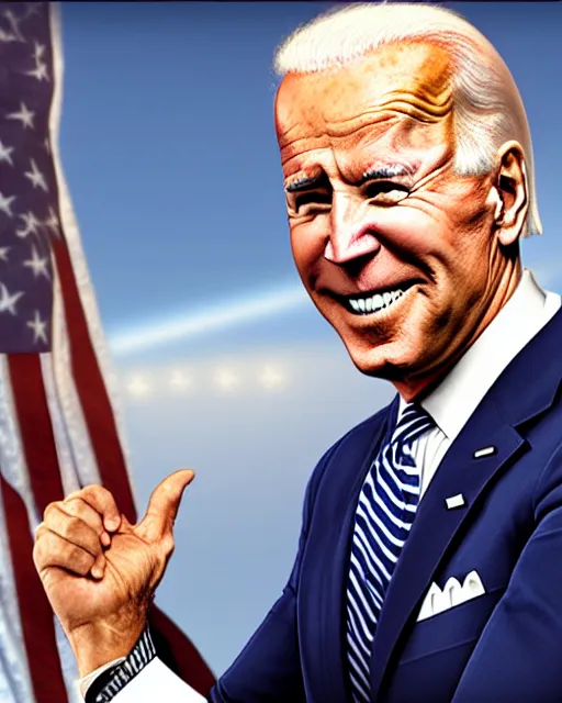 Prompt: Joe Biden in Genshin Impact, gameplay screenshot, mid-shot