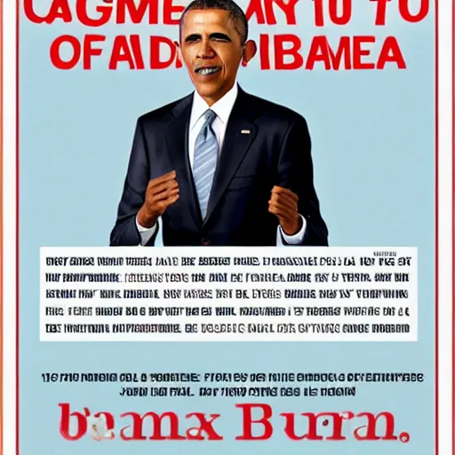 Image similar to Campaign ad for Barack Obama