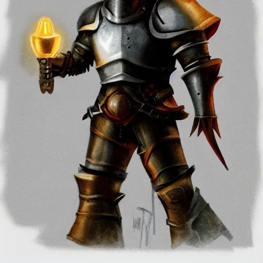 Prompt: an fantastic armored helmetless knight hold a glow white bird, atmospheric, concept art