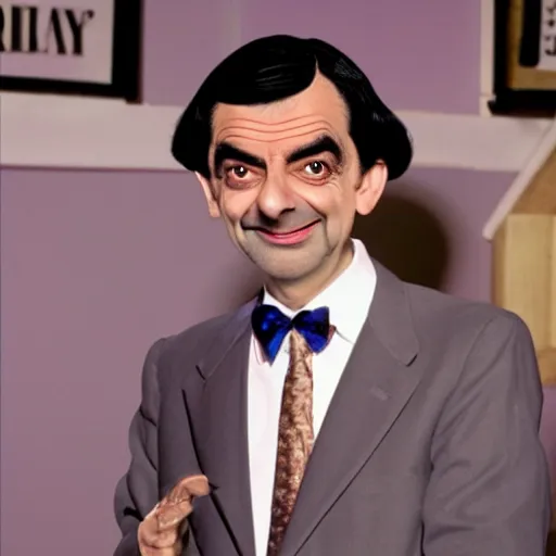 Image similar to Mr Bean at RuPaul's drag race