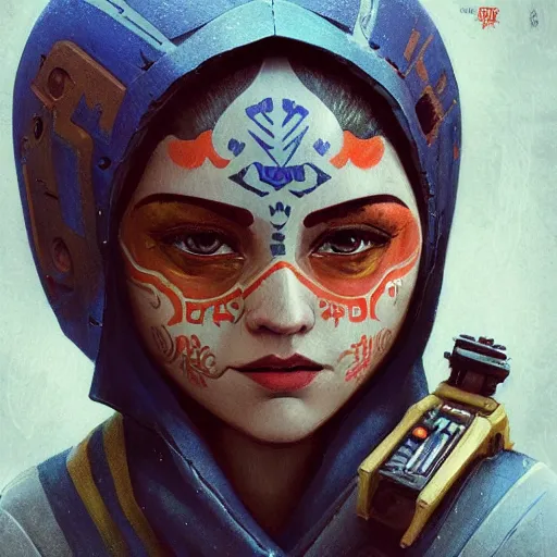 Prompt: matryoshka Star Wars movie character, highly detailed, digital fantasy character, painted portrait, artstation, concept art, hard focus, illustrations, works by artgerm and Greg Rutkowski, Alphonse Mucha and Craig Mullins, James Jean, Andrey Ryabovichev, Mark Simonetti and Peter Morbacher, 16k,