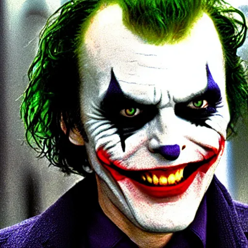 Image similar to Michael Keaton as the Joker