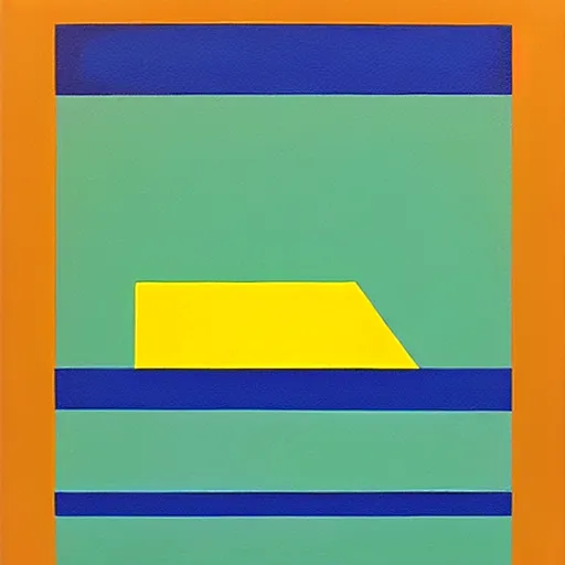 Image similar to dream by kazimir malevitch symmetrical geometrical suprematism minimalism oil on board unfinished