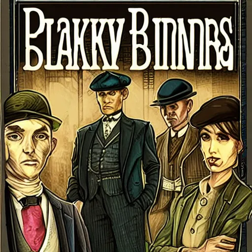 Prompt: peaky blinders in shadowrun