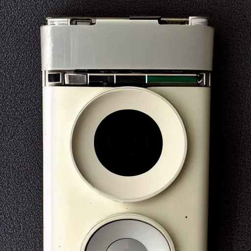 Image similar to eBay photo of a vintage iPod from the 1970s, 1975