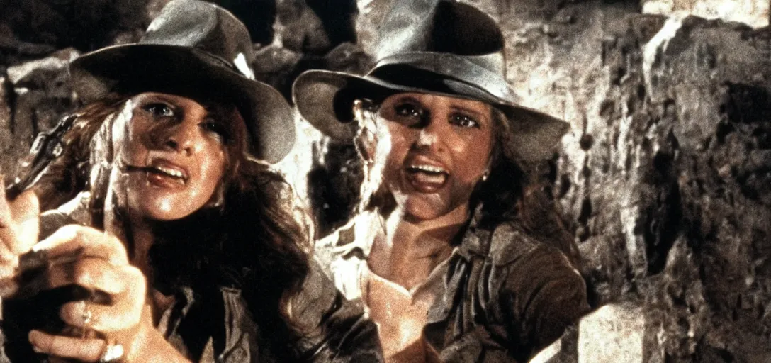 Image similar to a still of britt lower in raiders of the lost ark ( 1 9 8 1 )