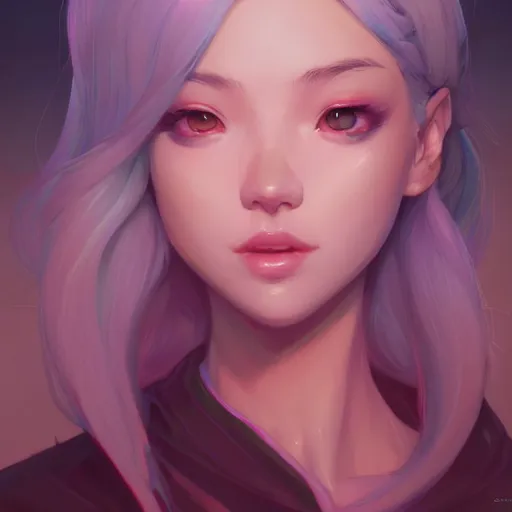 Image similar to a portrait of wlop, art by lois van baarle and loish and ross tran and rossdraws and sam yang and samdoesarts and artgerm and saruei and disney and wlop, digital art, highly detailed, intricate, sharp focus, trending on artstation hq, deviantart, unreal engine 5, 4 k uhd image