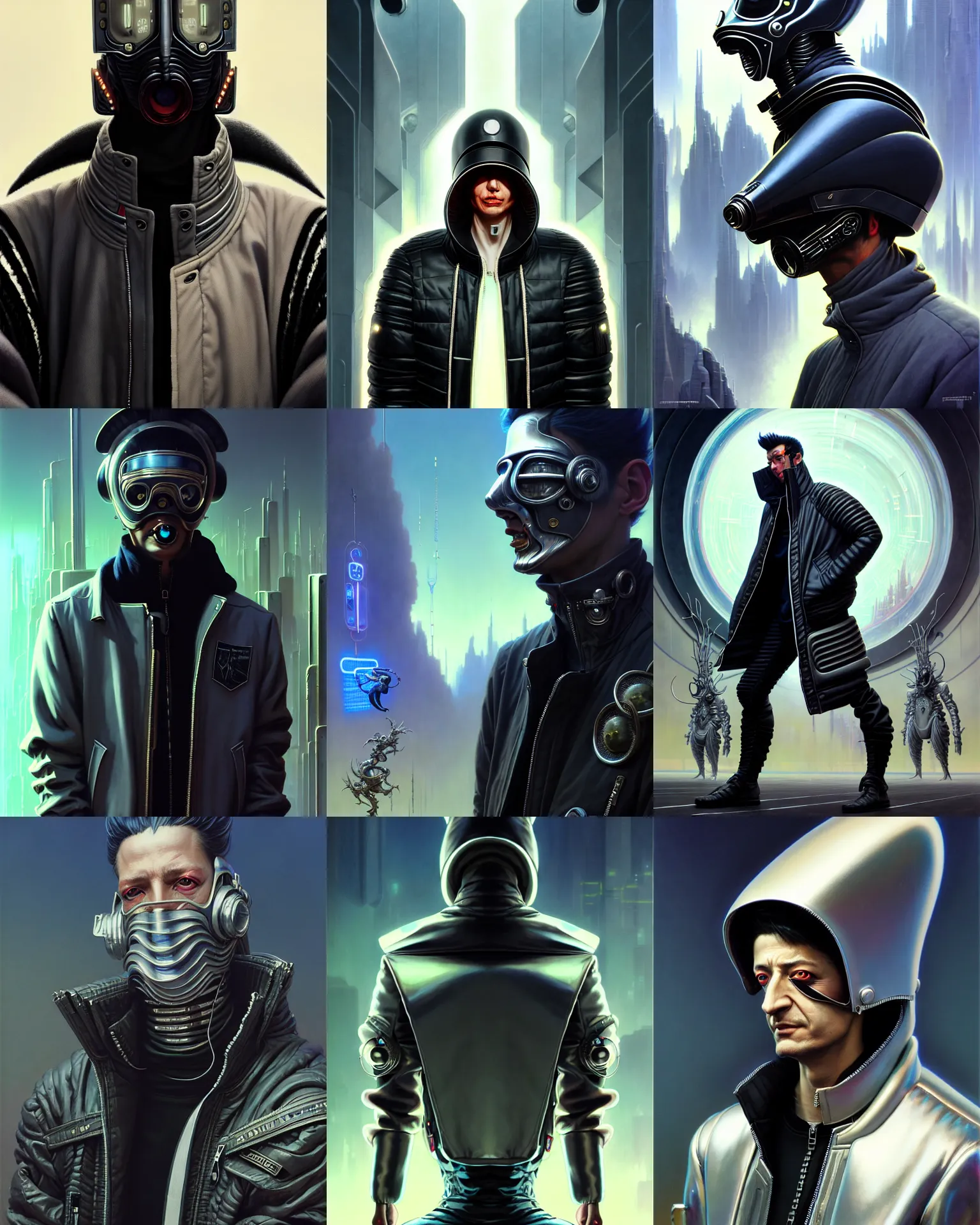 Prompt: character portrait, zelensky, wearing oversized silver and black bomber jacket, ultra realistic, wide angle, cyberpunk artifacts, highly detailed by peter mohrbacher, hajime sorayama, wayne barlowe, boris vallejo, aaron horkey, gaston bussiere, craig mullins