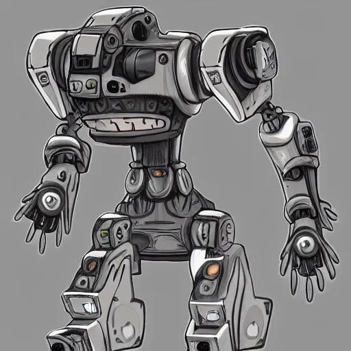 Prompt: ss 1 3 robo borg hound, medical mecha canine, cinematic, detailed, furry art, digital art, vore, furaffinity, deviantart