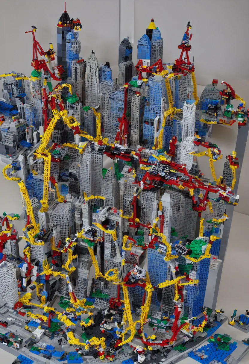 Image similar to lego world trade center 9 1 1