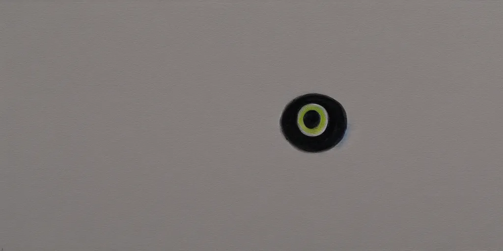 Prompt: detailed minimalistic painting of a giant eye