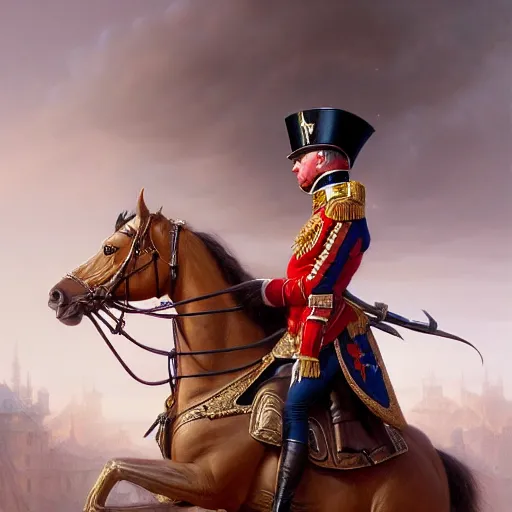 Prompt: youtuber general sam dressed as napoleon, intricate, highly detailed, centered, digital painting, artstation, concept art, smooth, sharp focus, illustration, artgerm, tomasz alen kopera, peter mohrbacher, donato giancola, joseph christian leyendecker, wlop, boris vallejo