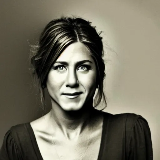 Prompt: a photo of jennifer aniston in world war 1