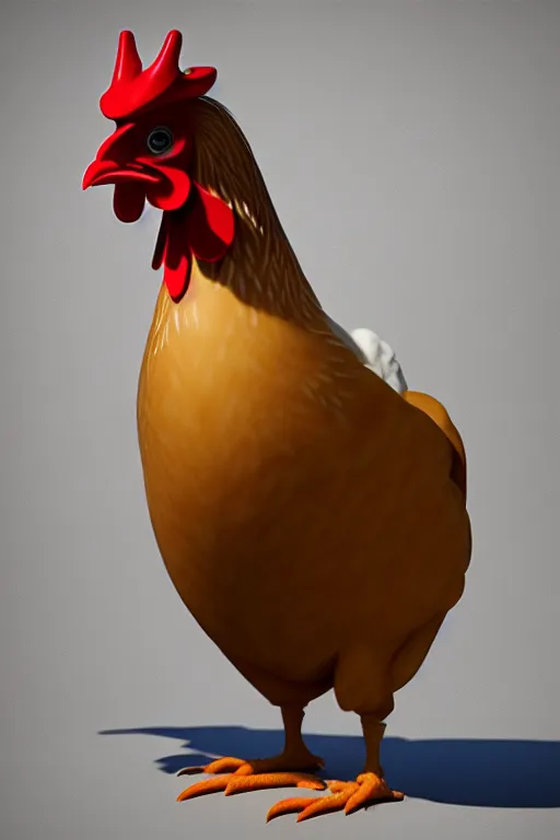 Image similar to a chicken wearing a formal overcoat, hyperrealistic, concept art, octane render, unreal engine 5, trending on artstation, high quality, highly detailed, 8 k, soft lighting, path traced, high coherence, digital art, beautiful, elegant clothes, trending on deviantart, masterpiece