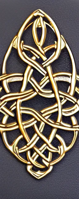 Image similar to gold celtic wall carvings