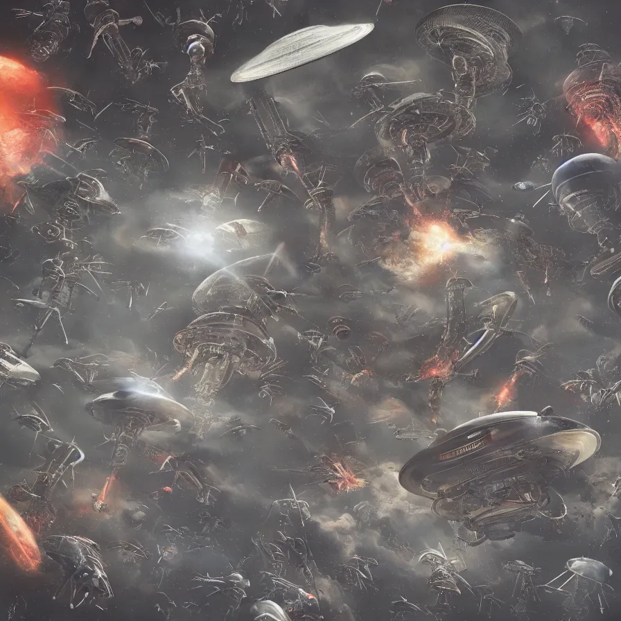 Image similar to realistic extremely detailed image of aliens and ufos ##Ufos## 8k masterpiece Ufos, vivid, japanese kanji everywhere, japanese kanji, kanji