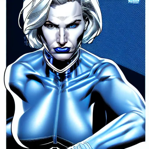 Prompt: a highly detailed invisible woman, comic book cover art, in the style of todd mcfarlane and jack kirby, digital photography, photorealistic, realistic, extreme detail