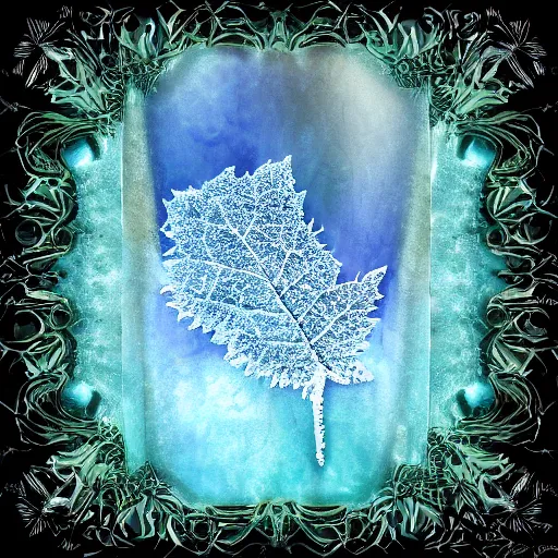 Image similar to icy soloist animation digitalart communion reflections leaf