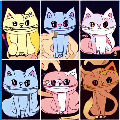 Image similar to Cat Kawaii Anime