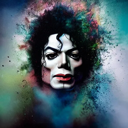 Prompt: a portrait of Michael Jackson in a scenic environment by Alberto Sevesto, hyperdetailed