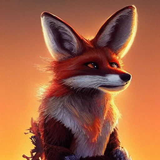 Prompt: a beautiful portrait of a cute vulpera, a nomadic fox. intricate, epic lighting, cinematic composition, hyper realistic, 8 k resolution, unreal engine 5, by artgerm, tooth wu, dan mumford, beeple, wlop, rossdraws, james jean, marc simonetti, artstation