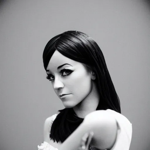 Image similar to 3 5 mm photo of alizee with cosplay