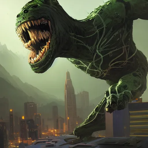 Prompt: highly detailed portrait symbiote venong merged with hulk gta v, stephen bliss, unreal engine, fantasy art by greg rutkowski, loish, rhads, ferdinand knab, makoto shinkai and lois van baarle, ilya kuvshinov, rossdraws, tom bagshaw, global illumination, radiant light, detailed and intricate environment