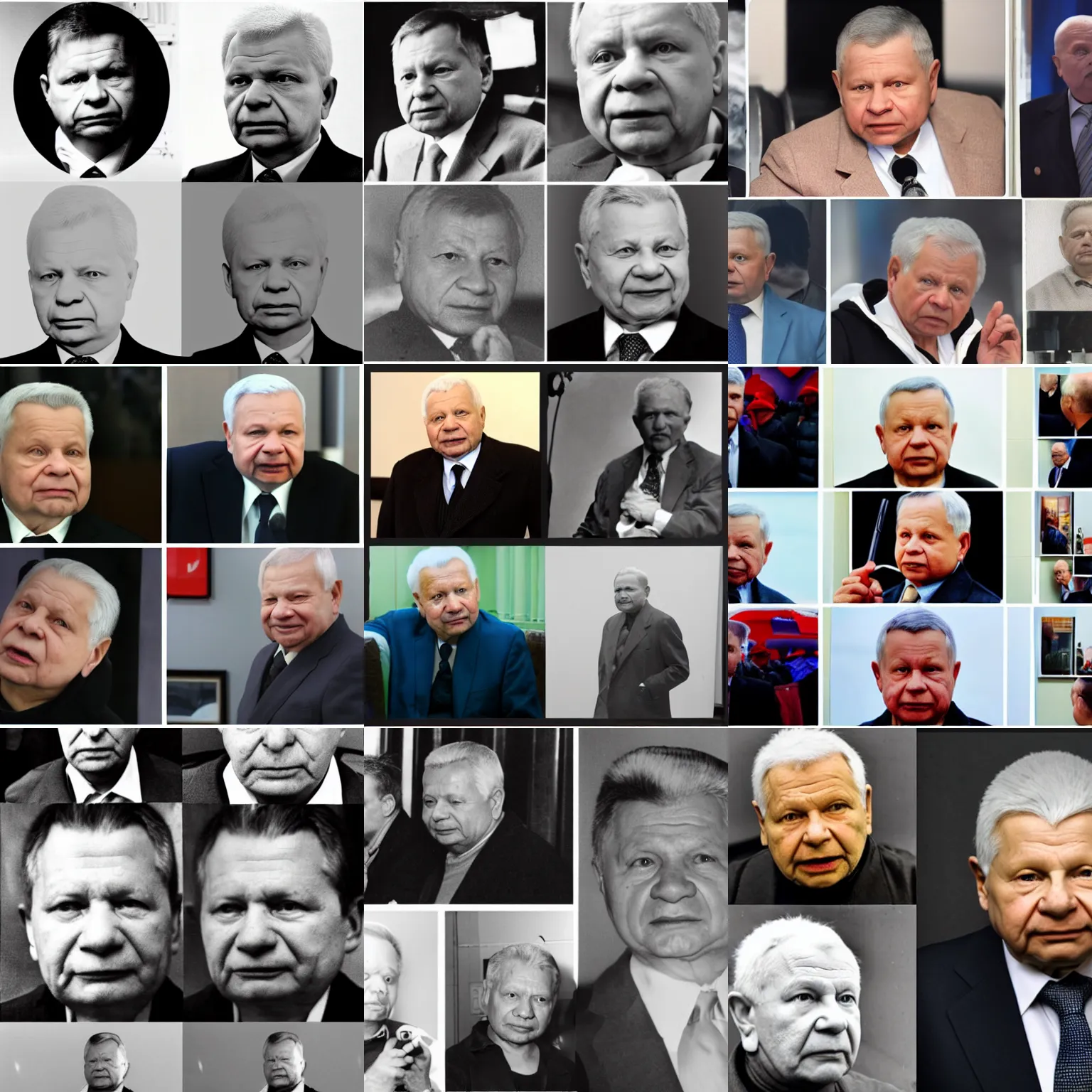 Prompt: images of lech kaczynski