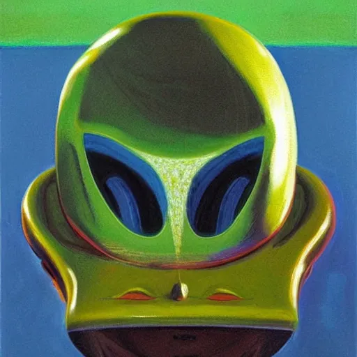 Image similar to alien by wayne thiebaud