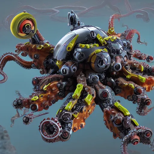 Prompt: octopus Mecha hy-gogg, 8k resolution, realistic