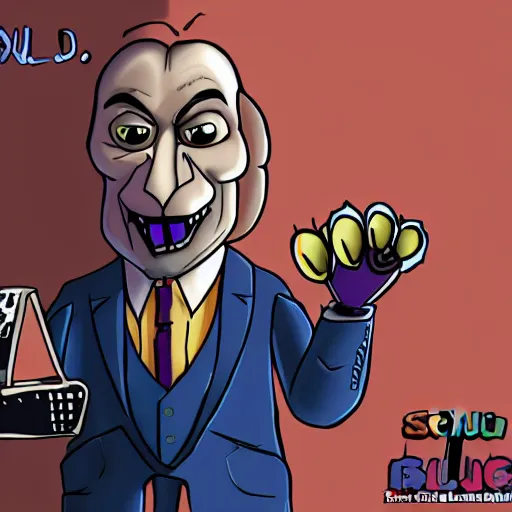 Image similar to saul goodman in five nights at freddy's