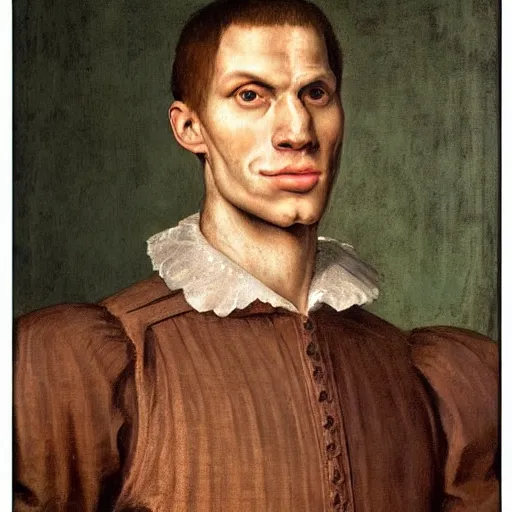 Image similar to A 16th century mannerism painting of Jerma985, portrait of Jerma985, grainy, realistic, very realistic, hyperrealistic, highly detailed, very detailed, extremely detailed, very neat, very epic, very cool, detailed, trending on artstation