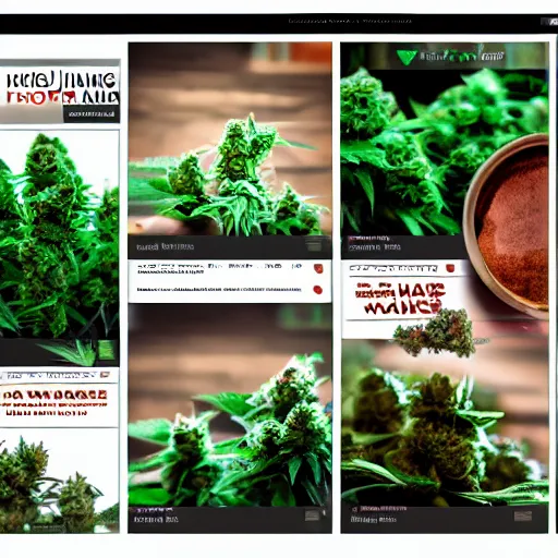 Prompt: award winning professional marijuana photography, high times, furaffinity, 8 k