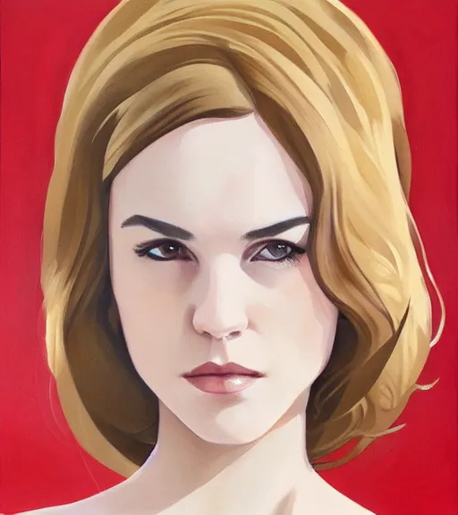 Image similar to https://philnoto.com artwork of a beautiful flirtatious lady by Phil noto.