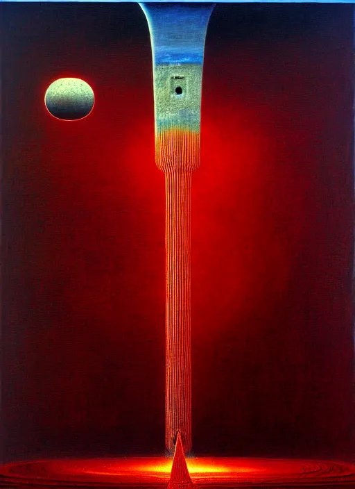 Prompt: machinery to create a new universe ancient reactor highly detailed painting by zdzisław beksinski 8 k