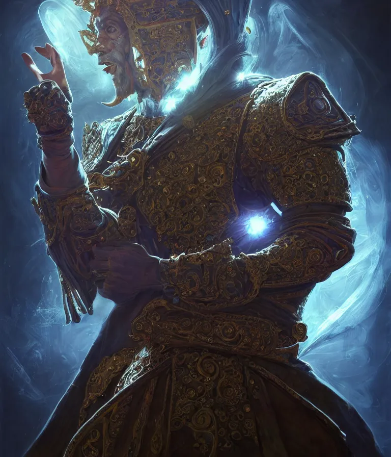 Image similar to front!!! shot of a court jester!!! character, mesmerizing hypercubes, dark holography!!!, future, chrome, crystalline edges, (((intricate))), elegant, highly detailed, centered, (((artstation, concept art, smooth, sharp focus, artgerm, Tomasz Alen Kopera, Peter Mohrbacher, donato giancola, Joseph Christian Leyendecker, WLOP, Boris Vallejo))), ((raytracing)), mugshot!!!!!, ugly!!!!!!, octane render, nvidia raytracing demo, octane render, nvidia raytracing demo, octane render, nvidia raytracing demo, grainy, muted, 8K, digitalblasphemy, metatron