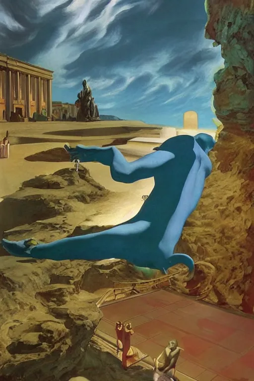 Image similar to liminal vaporwave surrealism dreams, painted by Edward Hopper, painted by salvador dali, painted by moebius, airbrush