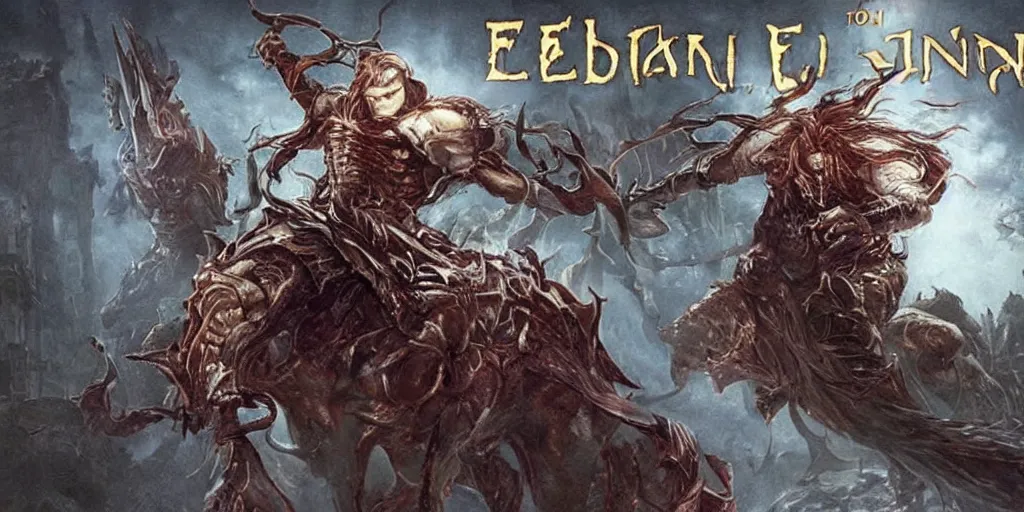 Image similar to elden ring gameplay on playstation 1 ( 1 9 9 5 )