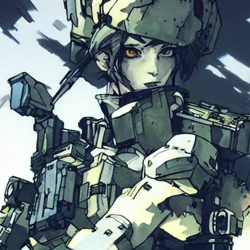 Image similar to bastion 2011, art by Yoji Shinkawa