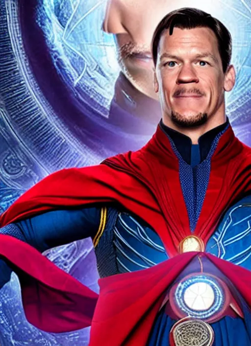 Prompt: John Cena as Doctor Strange