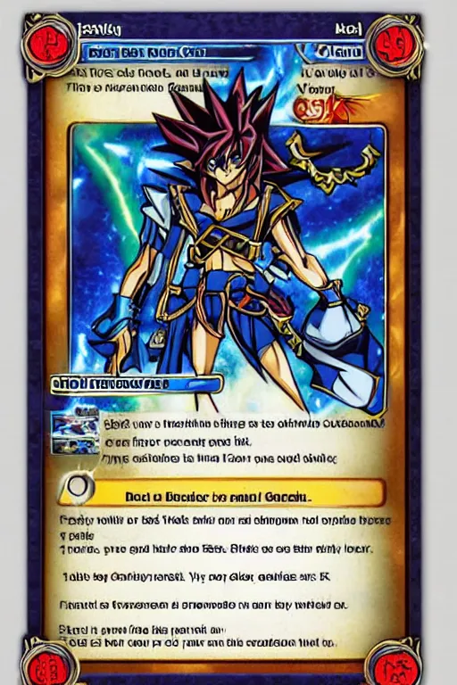 Image similar to a yu gi oh tcg monster card