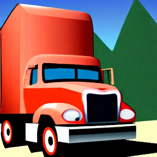 Image similar to truck with arms and legs