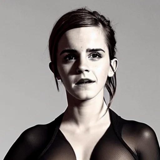 Image similar to Emma Watson as cat woman